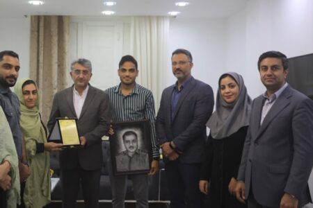 دیدار با خانواده شهید والامقام آتش نشان قهرمان برکت جوذری