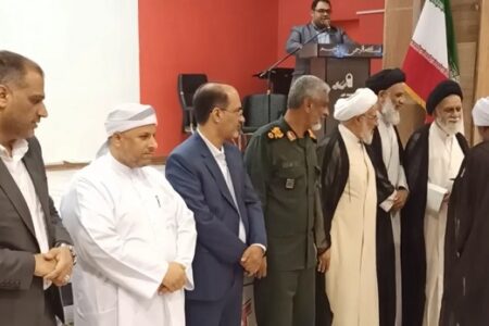 مراسم تودیع و معارفه امام جمعه شهرستان بندرلنگه