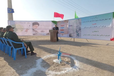 آغاز ساخت انتقال فاضلاب شهرک امام علی (ع) بندرعباس