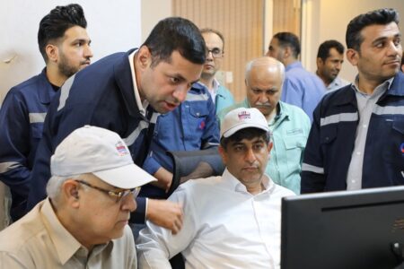 بازدید استاندار هرمزگان از شرکت صبا فولاد خلیج فارس