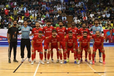 تساوی ارزشمند فولاد هرمزگان مقابل صدرنشین لیگ برتر فوتسال