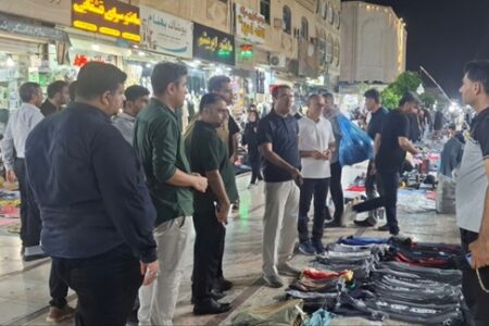 ساماندهی معابر بازار بندرعباس با هدف صیانت از حقوق شهروندان و کسبه قانونی